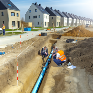 Projekt przyłącza wodociągowego w zabudowie szeregowej