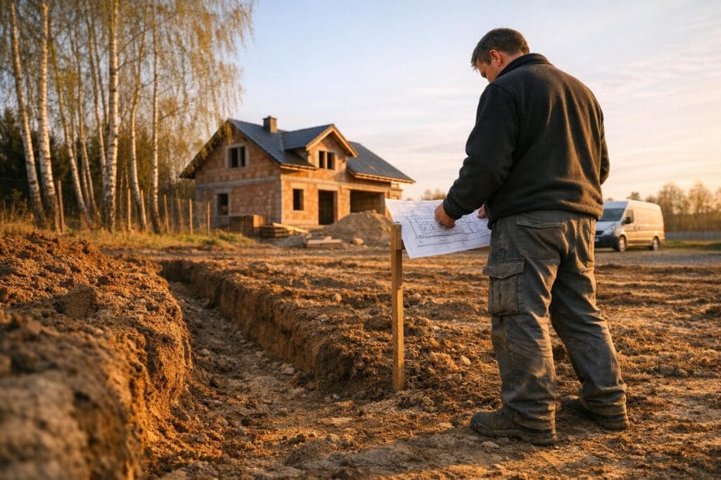 Obowiązki inwestora przy instalacji wod-kan – formalności budowlane dla domu jednorodzinnego w Krakowie i Małopolsce. Sprawdź kroki.