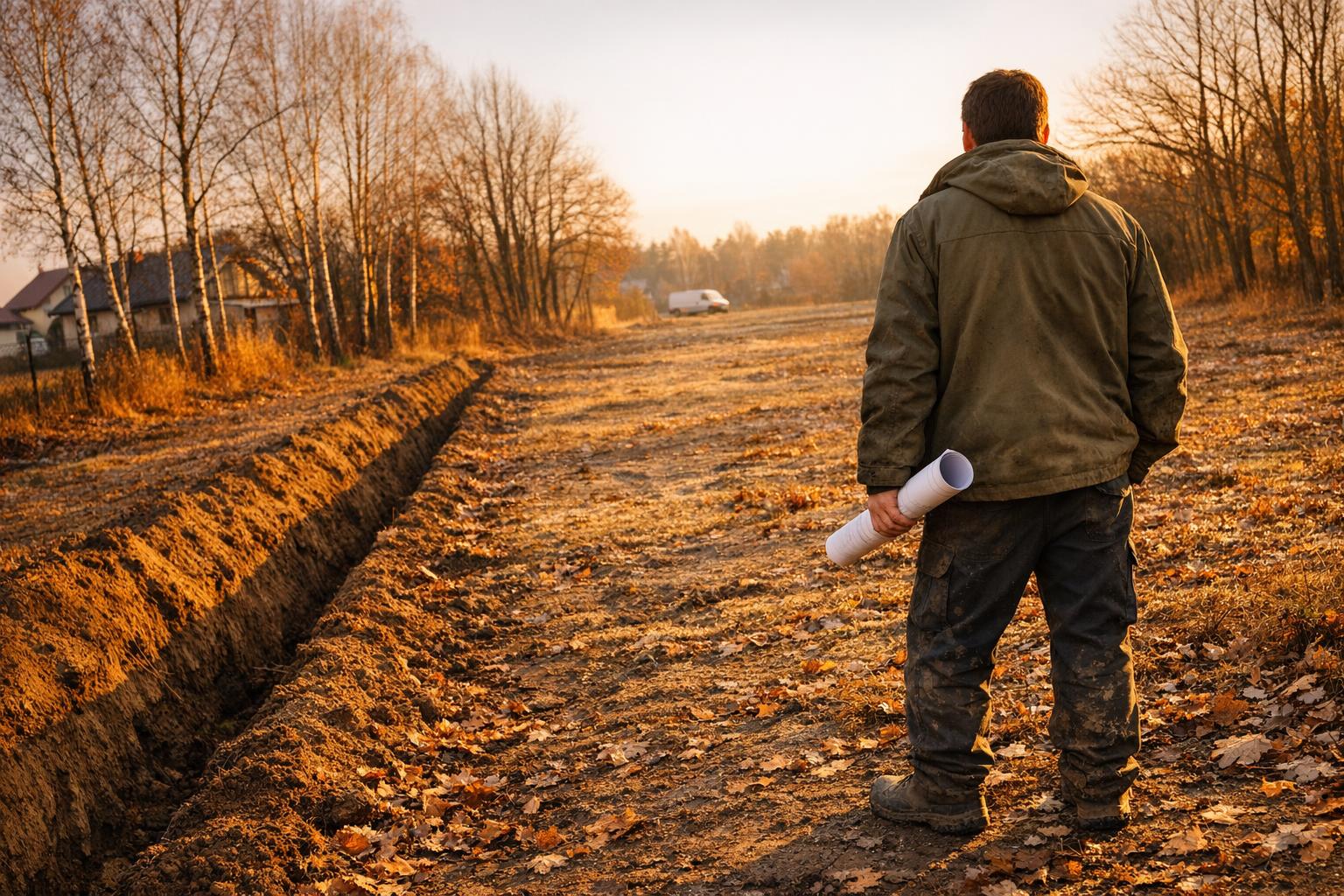 Przyłącze wodociągowe i kanalizacyjne dla domu jednorodzinnego w Małopolsce. Sprawdź, jak działa instalacja wod-kan i jak ją wykonać.