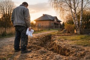 Przyłącze wodociągowe bez projektu to samowola budowlana. Sprawdź, co grozi w świetle prawa budowlanego w Krakowie i Małopolsce.