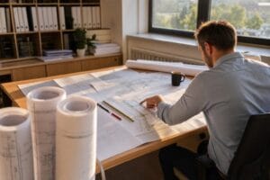 Etapy projektowania wod-kan – schemat instalacji wodociągowej i kanalizacyjnej dla budynku w Krakowie